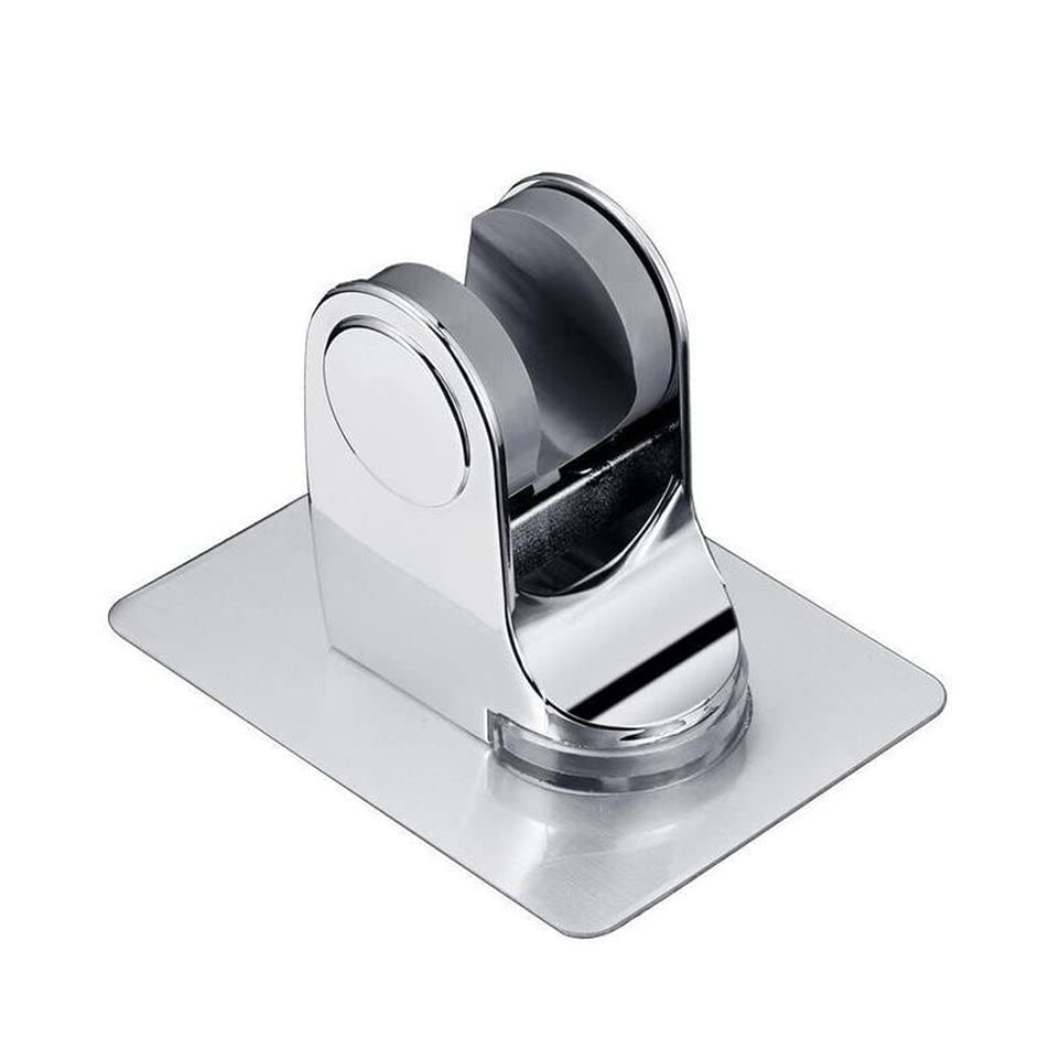 Gambit Bathroom Accessories Self Adhesive Handheld Stainless Steel Shower Head Holder, Adjustable Angle Shower Wand Holder, Bathroom Wall Mount Shower Arm Bracket (Silver Color) (B0BHH5K2CC) Amazon Price History, Amazon Price Tracker
