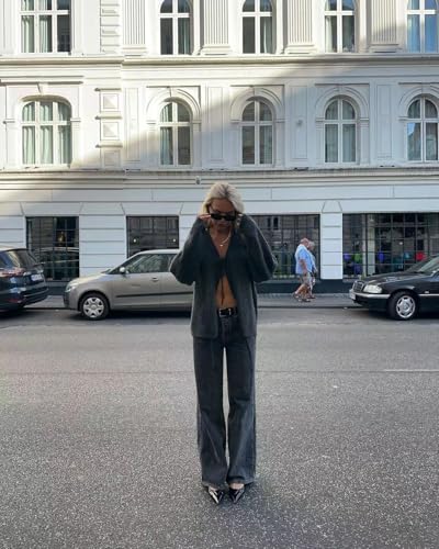 Women's Bow Tie Front Coqutte Cardigan Y2k Vintage Cyber Punk Sweaters Knitted Long Sleeve Top Fairy Grunge Clothes3