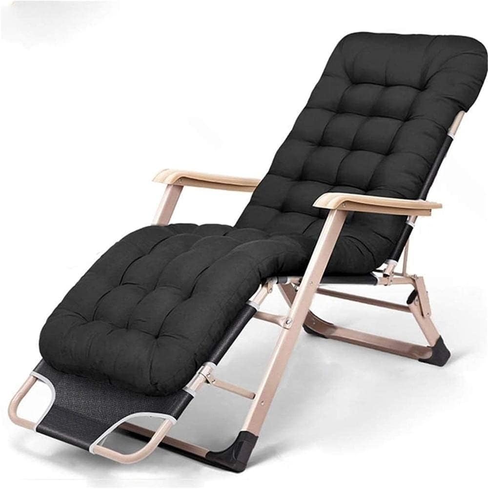Folding Chair Folding Deck Chair Sun Lounger Folding Reclining Chairs for Outdoor Patio Garden 178x52x25cm Garden Chairs Recliner (Size : 178x52x25 cm)