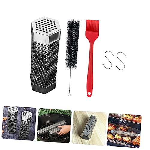 ORFOFE Para Ahumar De Acero Inoxidable Herramienta Profesional Para Asar Para Reutilizable Accesorio Para Parrilla Para Barbacoas Al Aire - imagen 5