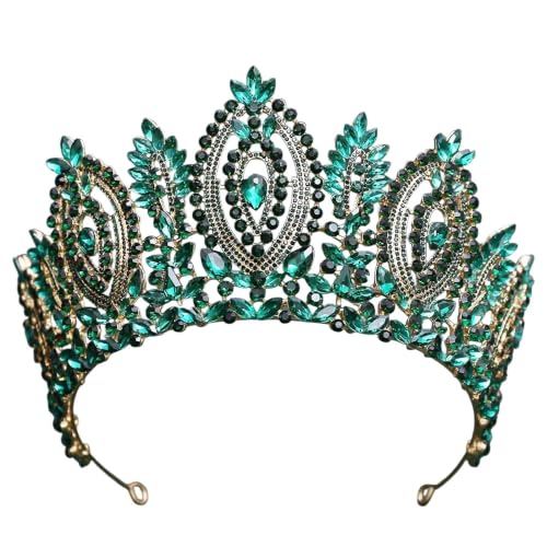 Tiara unisex con cristales accesorios cabello corona boda reina real reyes