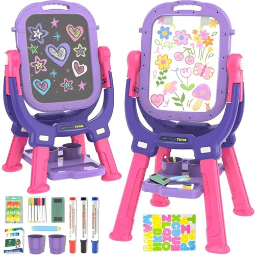 Ylovetoys 868 Easel For Kids, Toddler Art Easel Adjustable Standing cover