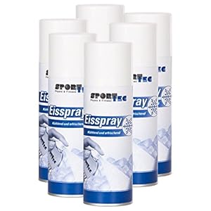 Sport-Tec Ice Spray, Cold Spray, Cooling Spray, First Aid Spray for Sports Injuries, Pain and Swelling 200 ml
