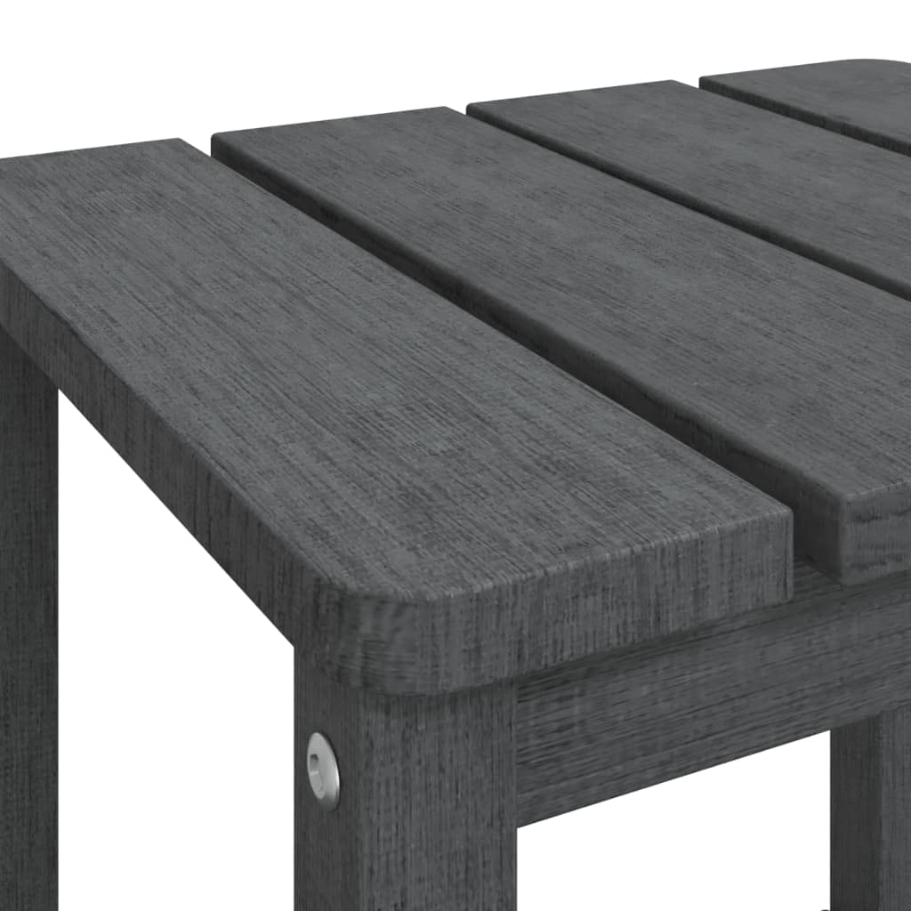Adirondack Stolik ogrodowy HDPE na taras, 38 x 38 x 46 cm, minimalistyczny design do relaksu w pomieszczeniach mieszkalnych na świeżym powietrzu