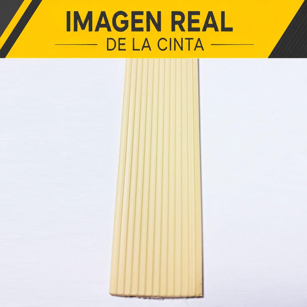Cortinas Exterior Puerta de Tiras | Material Plastico PVC y Barra Aluminio | Ideal para Terraza y Porche | Antimoscas | Amarillo | 210 * 120
