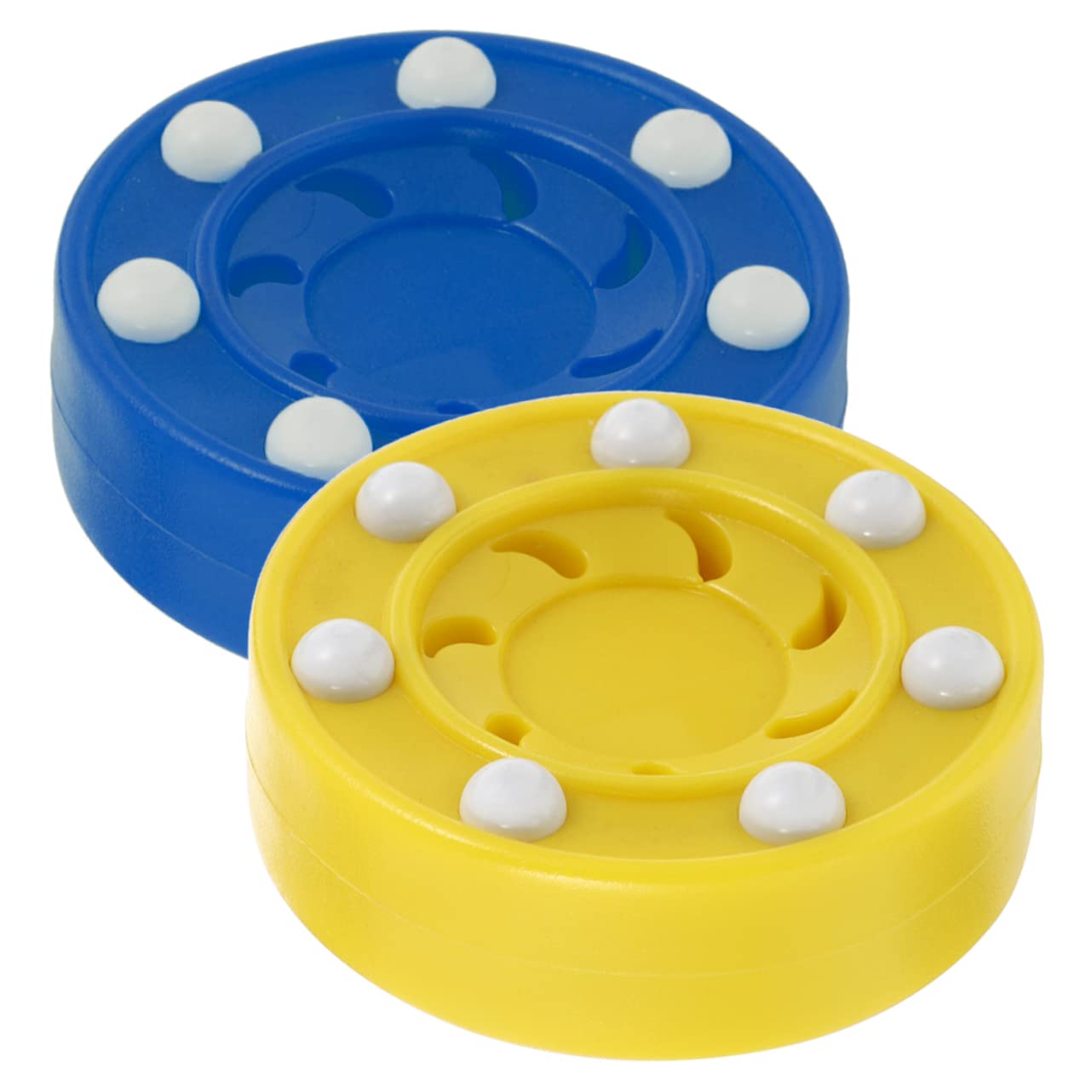 TOGEVAL Professional Training Hockey 2pcs Abs Plastic Ice Hockey for Boys and Girls Adults