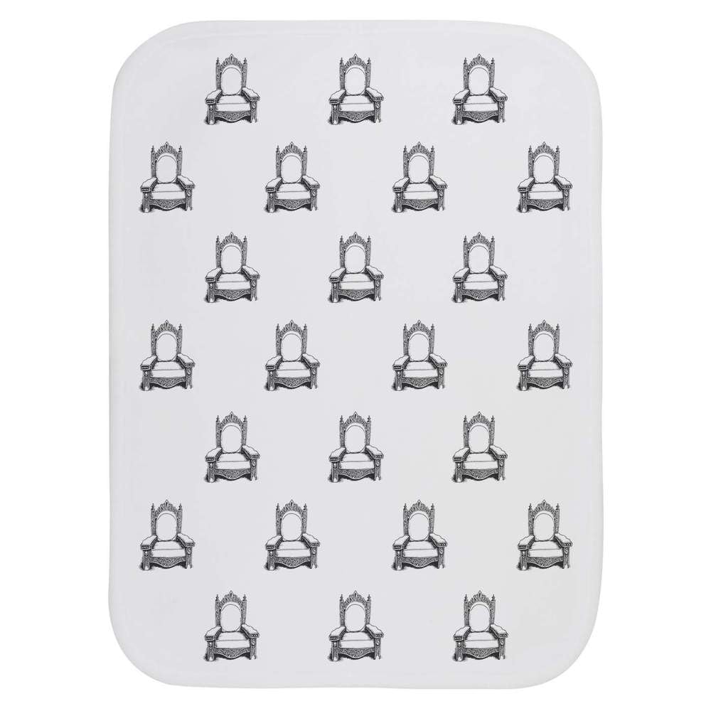 Azeeda 'Kings Throne' Baby Burp/Wash Cloth (BC00027701)