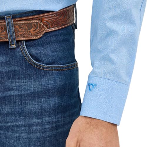 Wrangler Cody Johnson Blue Paisley Shirt4