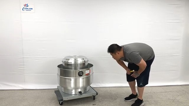 cooler depot Ventilador de Escape Comercial 1hp, 2100 a 3900 CFM, Certificado NSF para Cocina de Restaurante miniatura 7