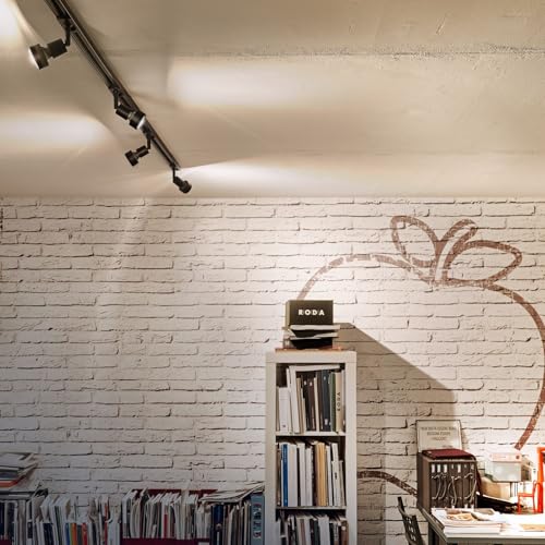 SLV PURI | LED Schienen-Strahler, Dreh- und schwenkbarer 1-Phasen-Strahler, Deckenstrahler, Deckenleuchte, Schienensystem, Innenbeleuchtung | GU10, inkl. 1Phasen-Adapter, Schwarz