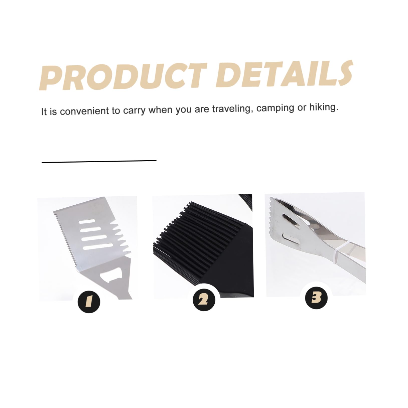 VICASKY Utensili Barbecue in Inossidabile Per Grigliate All e Kit Di Accessori Per Barbecue Spiedo e Pinze Per Cucinare