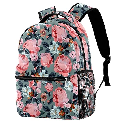 Sac à dos de voyage pivoine idéal pour les sorties scolaires et weekends