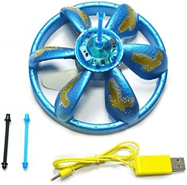 Foxnovo Mini Flying Saucer UFO Hand Induced Hovering and Floating Flight(Blue)