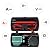 allsun Mini Auto Range Folding Digital Multimeter Automotive Tester AC DC Volt AMP Ohm LCD Travel Voltmeter Ammeter Continuity Tester Auto Power Off EM3082
