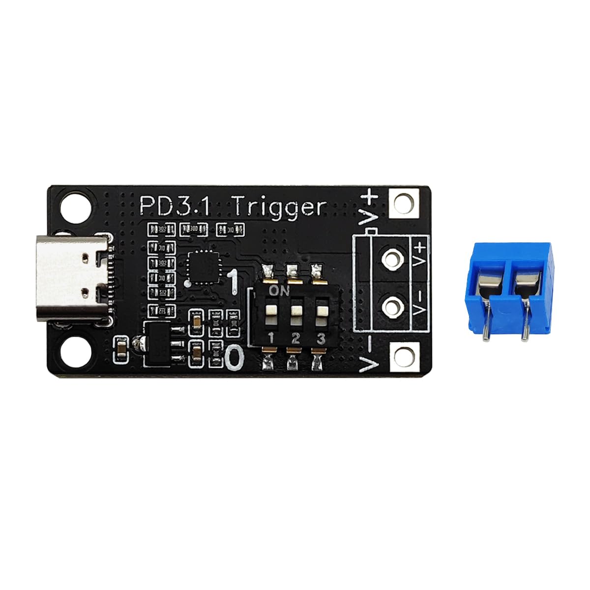 Amazon.com: Type-C PD3.0/3.1 QC Trigger Board USB-C PD 5V 9V 12V 15V ...
