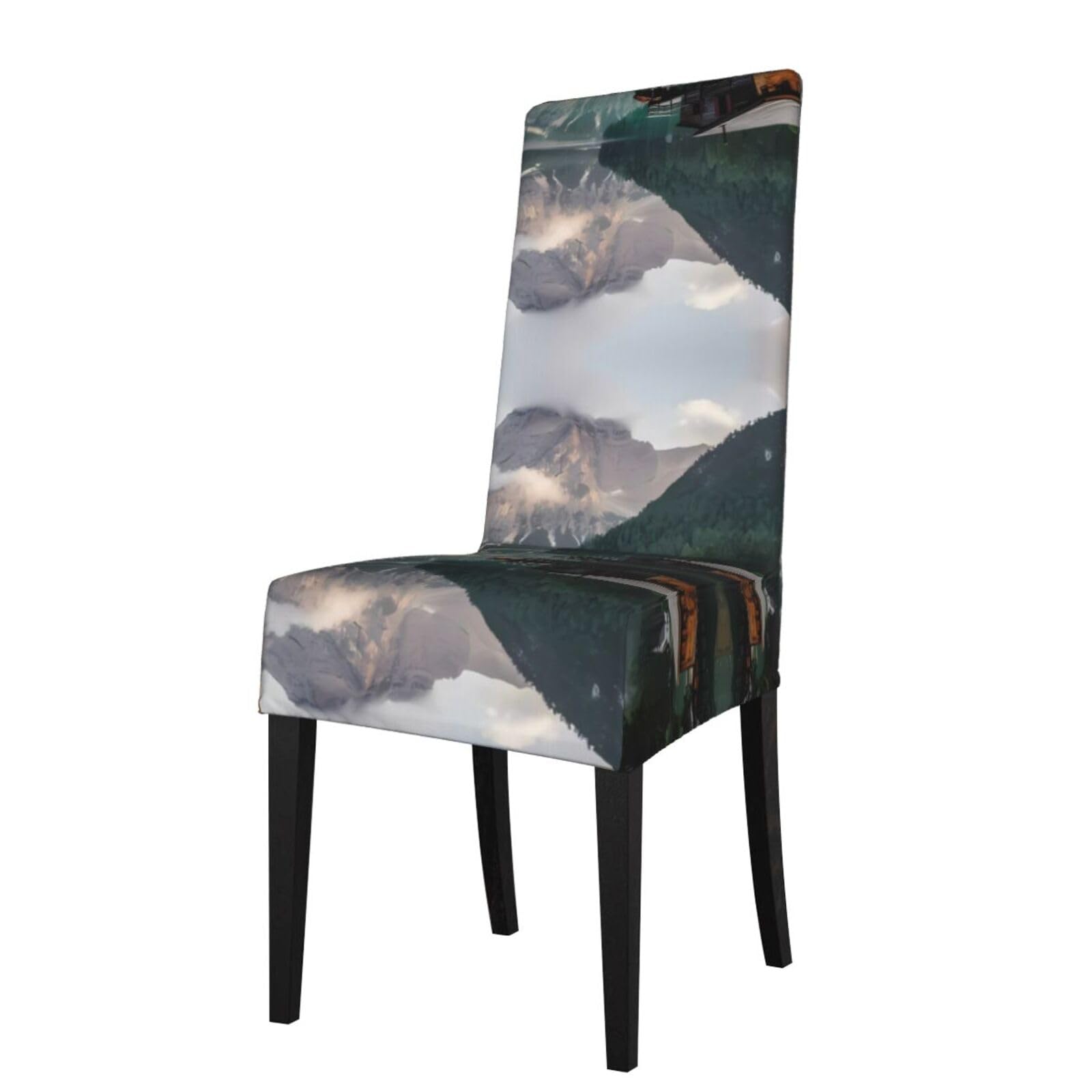 YYHWHJDE Lake House Views Prints Protection Cover for Dining Chair – Stretchable Slipcovers for a Refreshing Dining Room Makeover