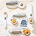 Rotary Cutter Blades 45mm 10 Pack by KISSWILL, Fits Fiskars, Olfa, Martelli, Dremel, Truecut, DAFA Rotary Cutter Replacement for Quilting Scrapbooking Sewing Arts &Crafts, Sharp and Durable