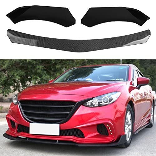 5 uds Parachoques Delantero Labio Cuerpo Kit lip Delantero Universal lip Coche Spoiler Delantero Universal Universal Divisor de Labios Spoiler difusor Canard Protector para Coche