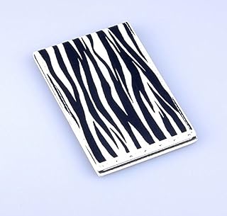 Unbreakable Steel Travel Mirror - Zebra print. This mirror will never break in your hand bag