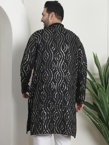Image of SOJANYA(Since 1958 Cotton Regular Fit Plus Size Ethnic Long Kurta for Navratri & Indian Festivals