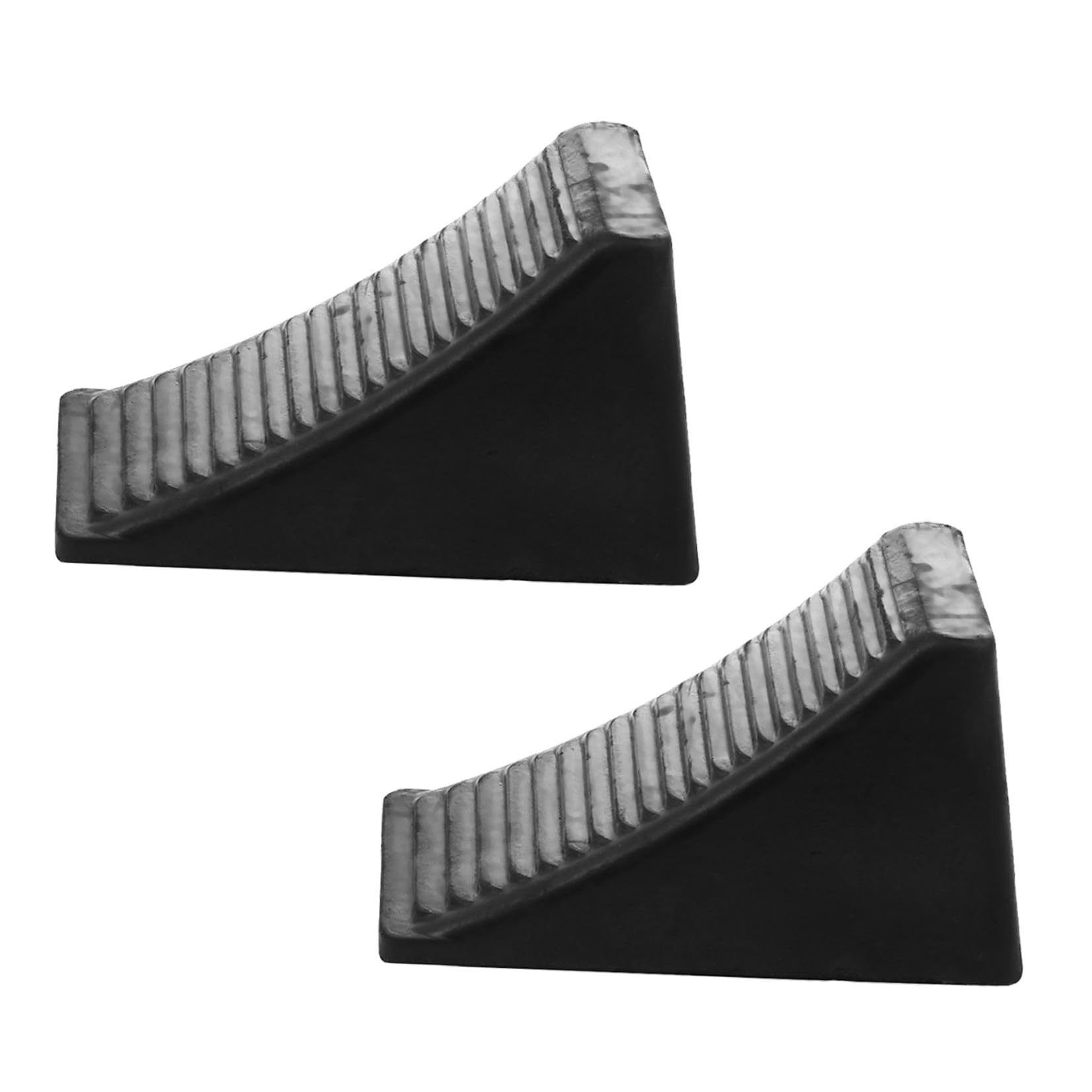 Cuñas de Goma para Ruedas de Remolque y ATV, 2 Unidades, 6.29X3.66X3.54 Pulgadas, Accesorios para Vehículos Recreativos y Actividades al Aire Libre