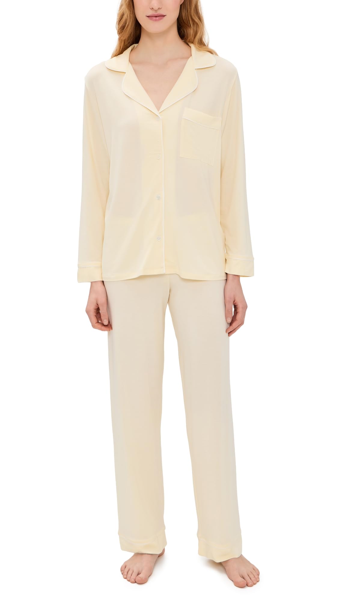 Eberjey Gisele Classic Women's Pajama Set | Long Sleeve Shirt + Long Pants
