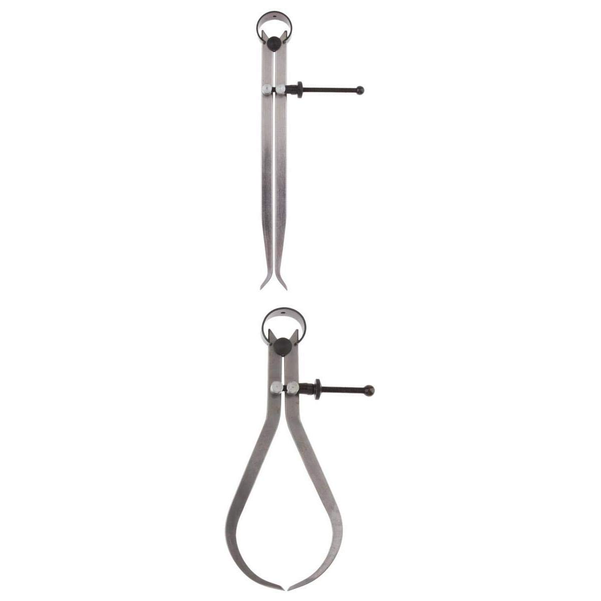 Spring Caliper Set 2 Pieces – Inside, Outside – Measuring Tool Joint Calipers (6" INCH (150MM))-picture-38