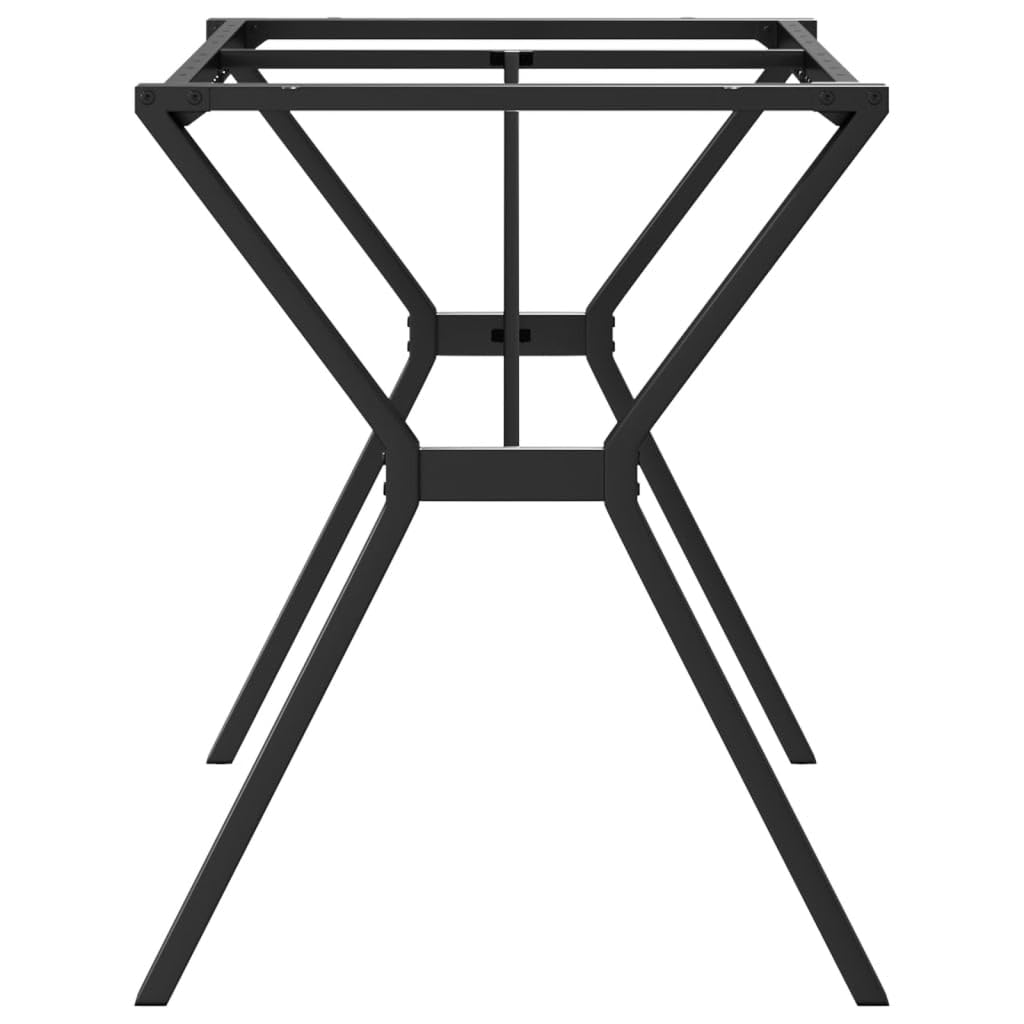 vidaXL Patas de Mesa de Comedor Estructura Y Acero 120x60x73 cm, Pata de Mesa Auxiliar, Pata de mesita Auxiliar, Pata de Mesa de Metal