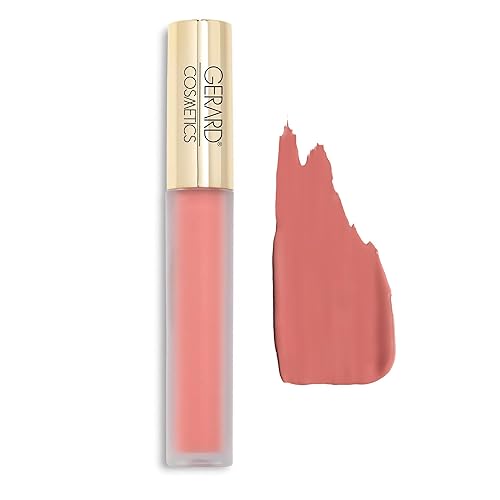 Gerard Cosmetics HydraMatte Lápiz labial líquido Everything Nice Lápiz labial rosa nude con acabado mate Larga duración y no se seca Color de
