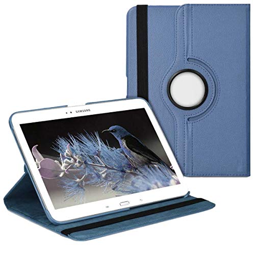 Todobarato24h Funda Compatible con Samsung Galaxy Tab 3 10.1 P5200/P5210 Azul Tablet GIRATORIA 360º