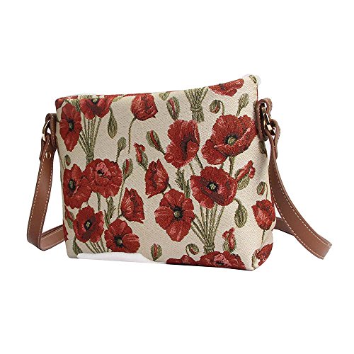 Image of Signare Tapestry Crossbody Bag Sling Shoulder Purse for Women