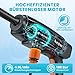 Akku Hochdruckreiniger Bürstenloser Motor für Makita 18V Akkus,180 Bar 294 L/H Druckreiniger Mobiler mit 2x4Ah Akku, 6-in-1 & 180° Drehbare Düse,5M Schlauch, für Autos, Gärten, Terassen und Fahrräder