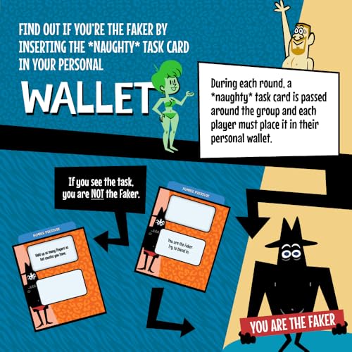 Wilder JACKBOX Games Fakin’ It All Night Long Board Game – Board Game for Mature Game Nights and Parties – Spicy Card Game for Adults Ages 17+ (3-6 Players) - image 4
