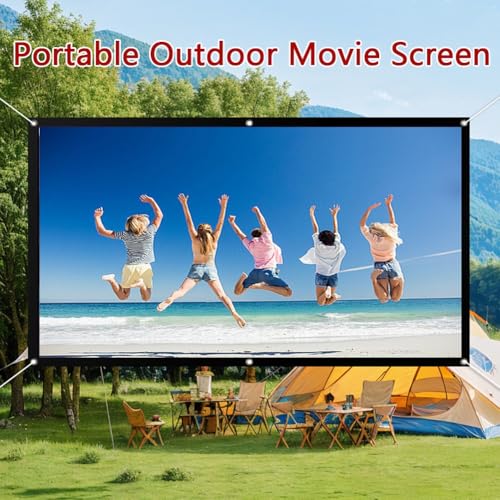 Pantalla portátil para proyector 150in 16:9 plegable miniatura 2