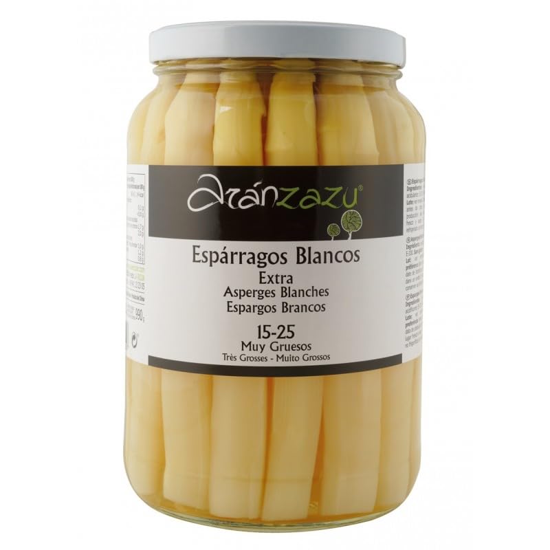 Galón Espárragos Blancos Extra Muy Gruesos 15-25. Peso neto: 1550gr
