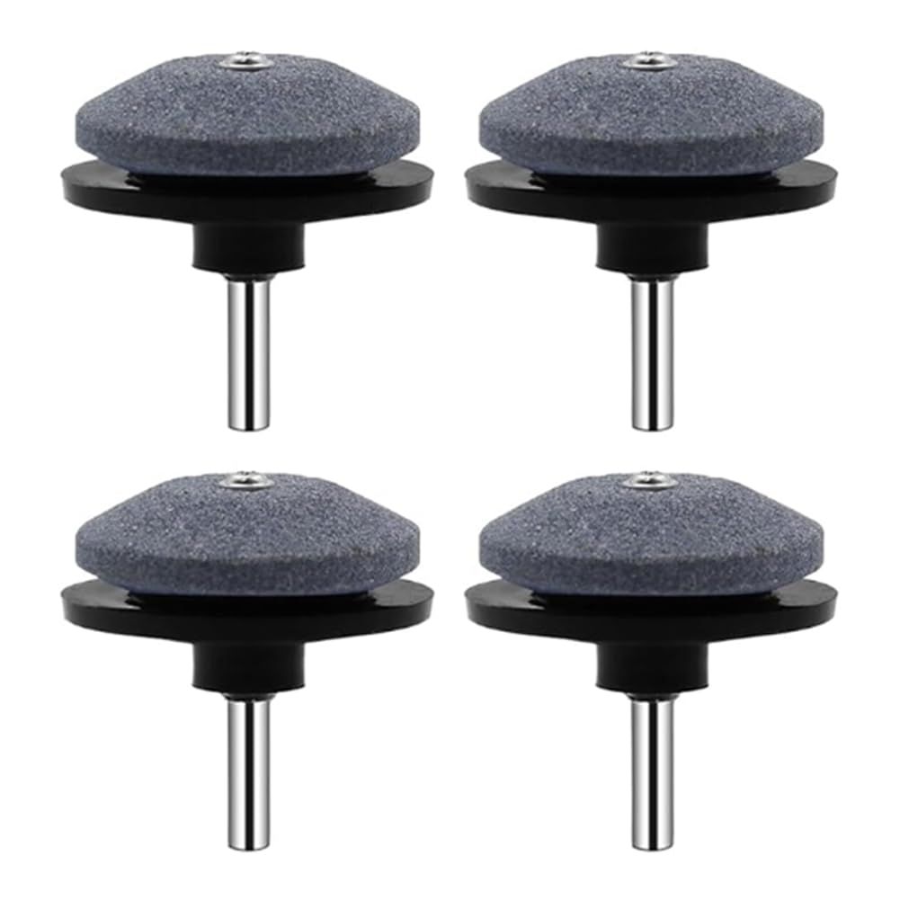 Jeenuuder Lawn Mower Blade Sharpener Tool,Lawnmower Dull Blade Sharpener Universal Blade Sharpeners for Lawn Mowers,Sharpener 4PCS