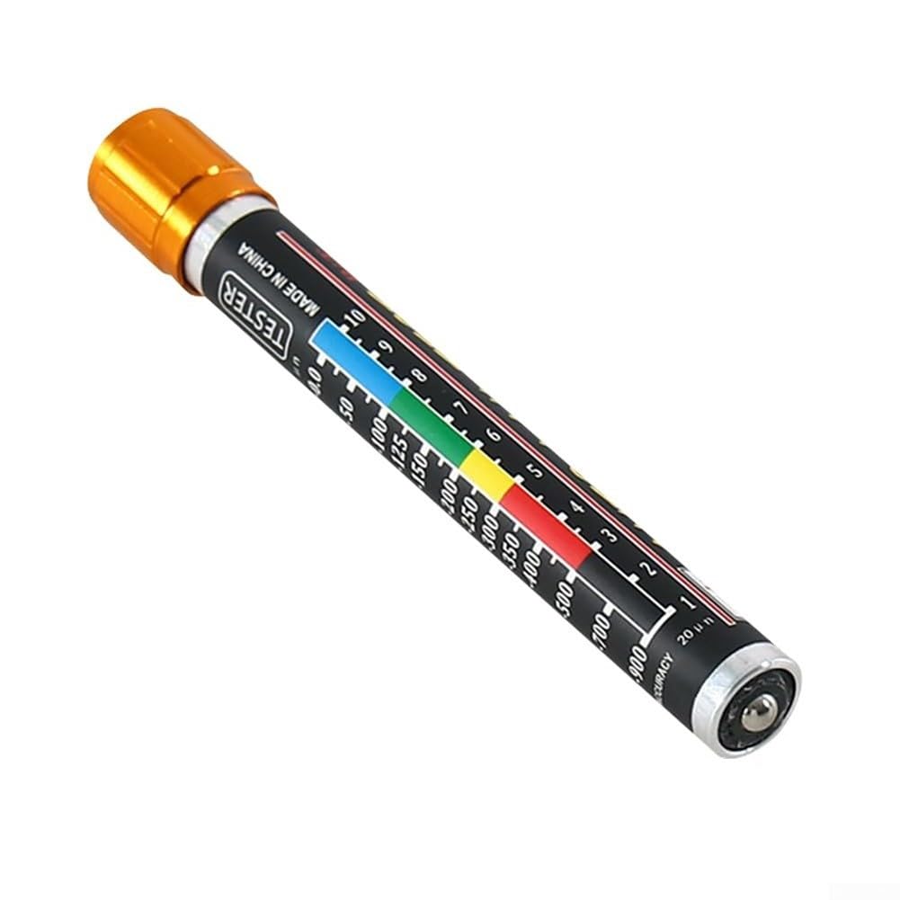Paint Thickness Tester, Varnish Measurement Device For Cars, Car Coating Test Pen Paint Thickness Gauge Tester For Vehicle Repairs Detection With Color Coded Reading Scale