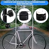 Fahrrad Alarmanlage Fahrradalarmanlagen mit Fernbedienung Drahtlose - USB-C Wasserdicht Motorrad Fahrrad Tracker Diebstahlschutz Anti-Diebstahl-Vibration Scooter Roller Alarmanlage Bike Alarm - 5