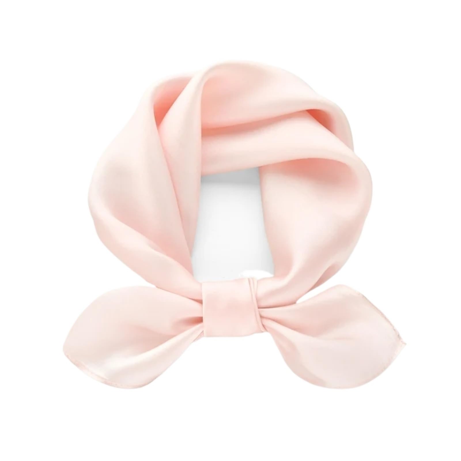 Pañuelo De Seda para El Cuello 2 uds Bufandas de Seda de Colores sólidos Bufanda de Mujer Primavera otoño Bufandas cuadradas pequeñas de Seda Real for niñas