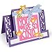 Sizzix 660718 Framelits Die Set Card, Kind Sentiments Step-Ups, 16/Pack
