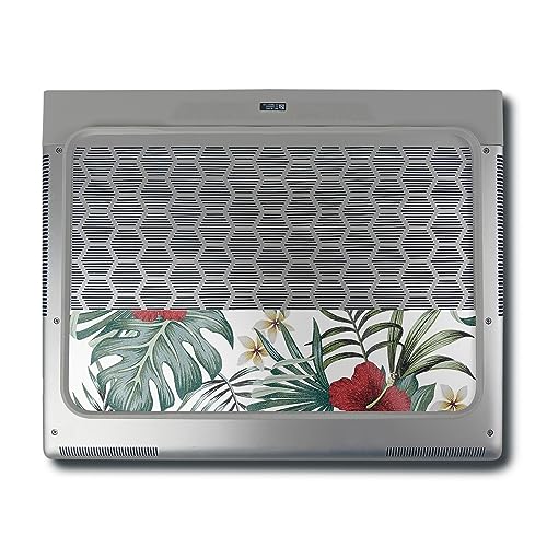 Image of MightySkins Glossy Glitter Skin Compatible with Alienware X16 R1 (2023) Full Wrap Kit - Tropical Hibiscus | Protective Durable High-Gloss Glitter Finish | Easy to Apply | Made in The USA