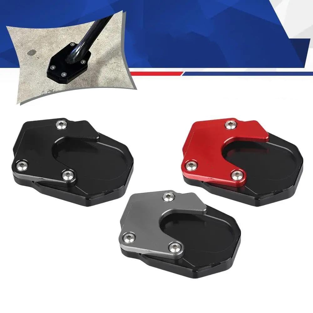 Cuscinetto Allargatore Cavalletto Laterale Per Burgman 400 2017-2025 – Alluminio Anodizzato Blu/Nero/Grigio/Rosso