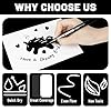 Pagather Black and White Acrylic Paint Markers, 12 Pack Dual Tip with Fine Tip and Brush Tip Pens for Stone, Wood, Calligraphy, Canvas, Ceramic, Metal, Glass, Rock Painting, DIY Crafts #2