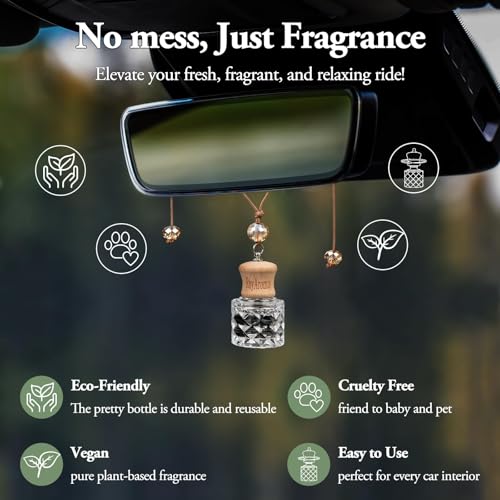 Image of RoyAroma Eco-Friendly Car Air Freshener Diffuser,Hanging Car Diffuser 2-Pack, Natural Essential Oil Car Perfume, Long Lasting Scent for Auto & Home | Cologne