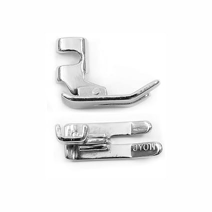 Jyoti Pressure Foot - Needle Compatibility, Edge-Stitching, Buttonhole Attachment, Front Load Embroidery, Ideal for All Domestic Sewing Machines such as Usha, Singer, Brother, Etc. - Pack of 10 Pieces