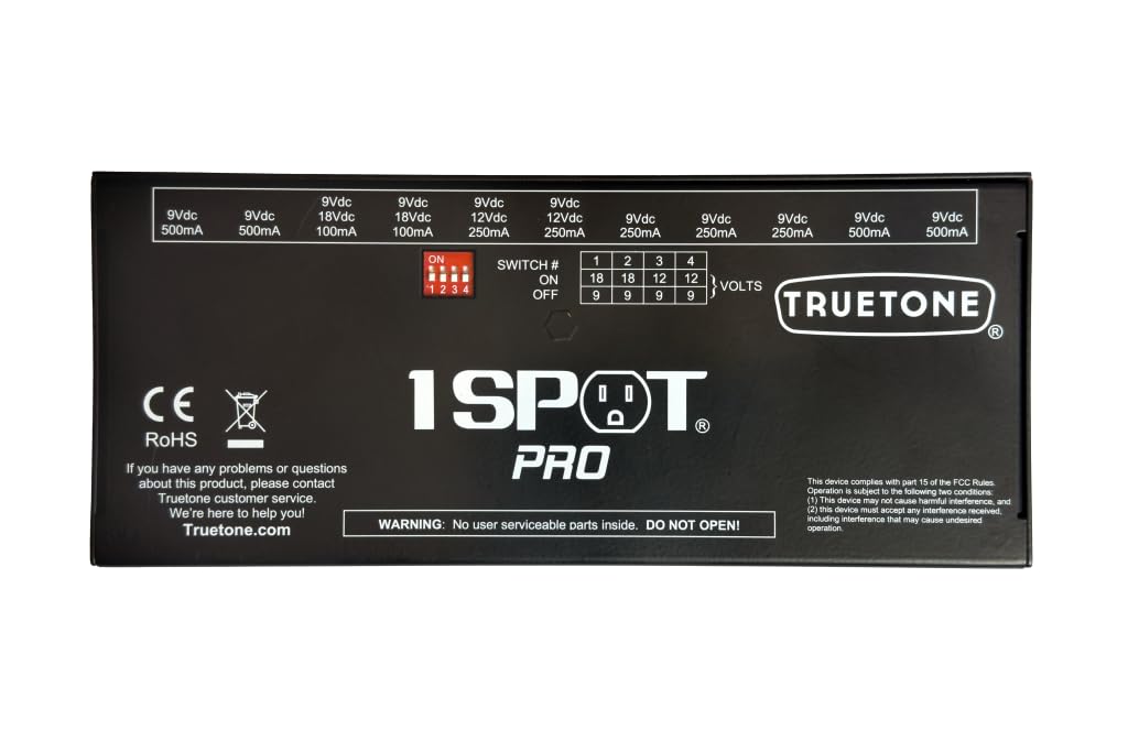 1 SPOT Pro CS11 erweiterbares Gitarrenpedal-Netzteil | 11 isolierte Ausgänge, 9 V, 12 V, 18 V, Studio-Leistung für Ihr Pedalboard