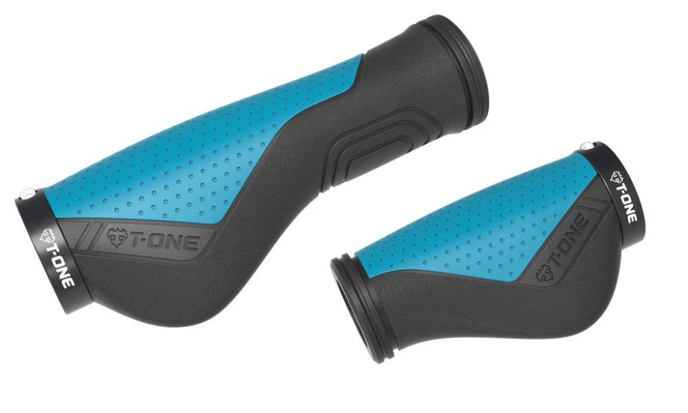 Poignée de guidon ergonomique T-one Ripple Ergo anti-vibration 130 90 mm