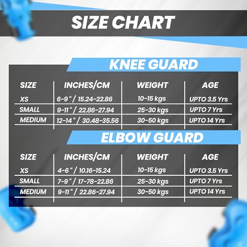 Image of JASPO Neo Kids Protective Gear Set | SX-4 | Knee Pads, Elbow Pads & Wrist Guards for Skating, Cycling & Skateboarding (Medium Size)