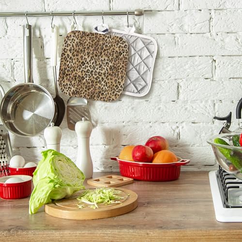 Agarrador de cocina de tela marca 3dRose con diseño cuadrado de 8 x 8 cm 6