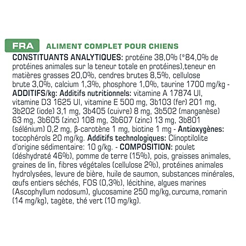 VERSELE-LAGA – Opti Life Prime Adult Huhn – Huhn – Kroketten für Hunde Aller Rassen – ohne Getreide – 2,5 kg